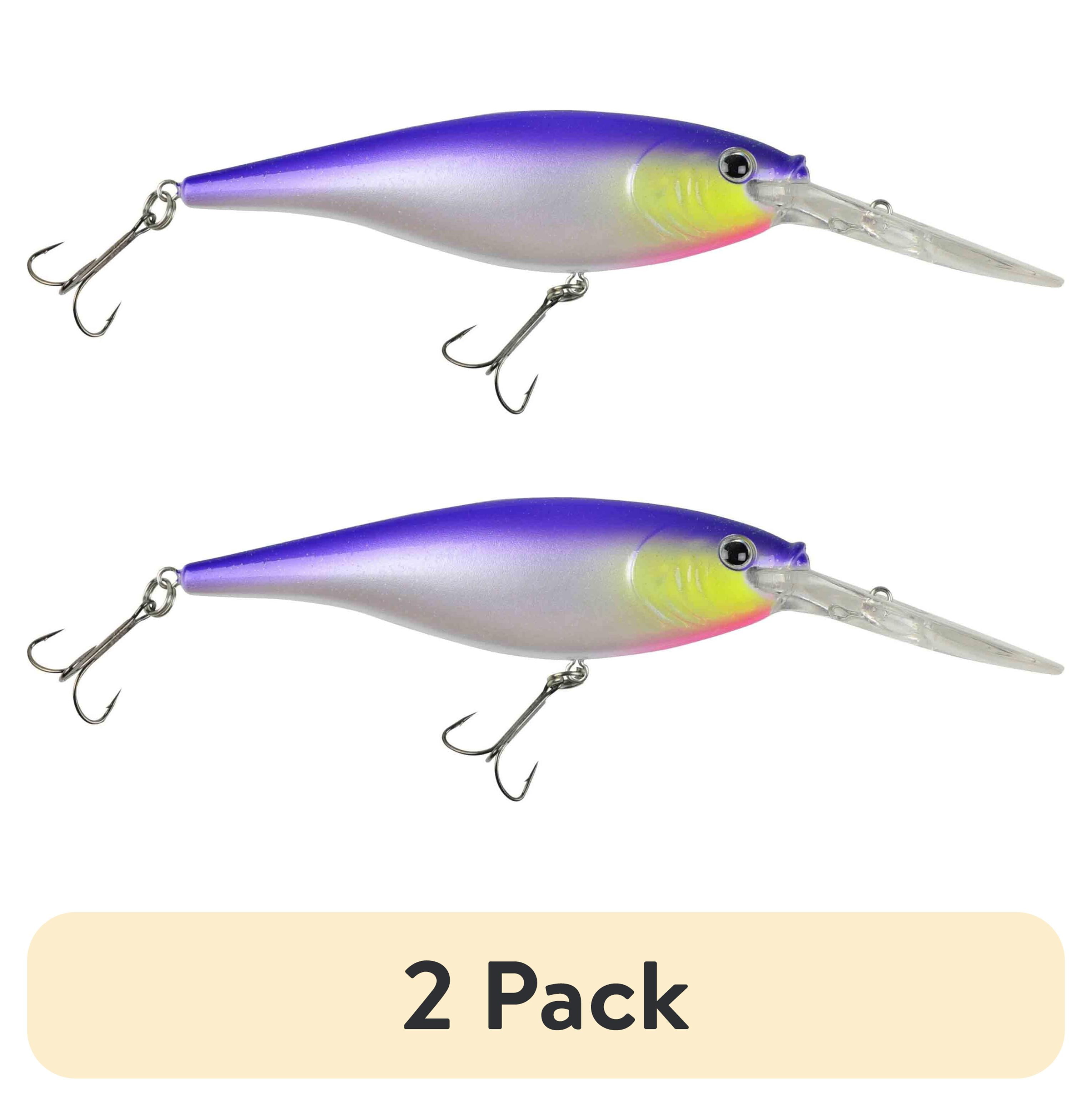 (2 pack) Berkley Flicker Shad Fishing Lure, Uncle Rico, 1/2 oz