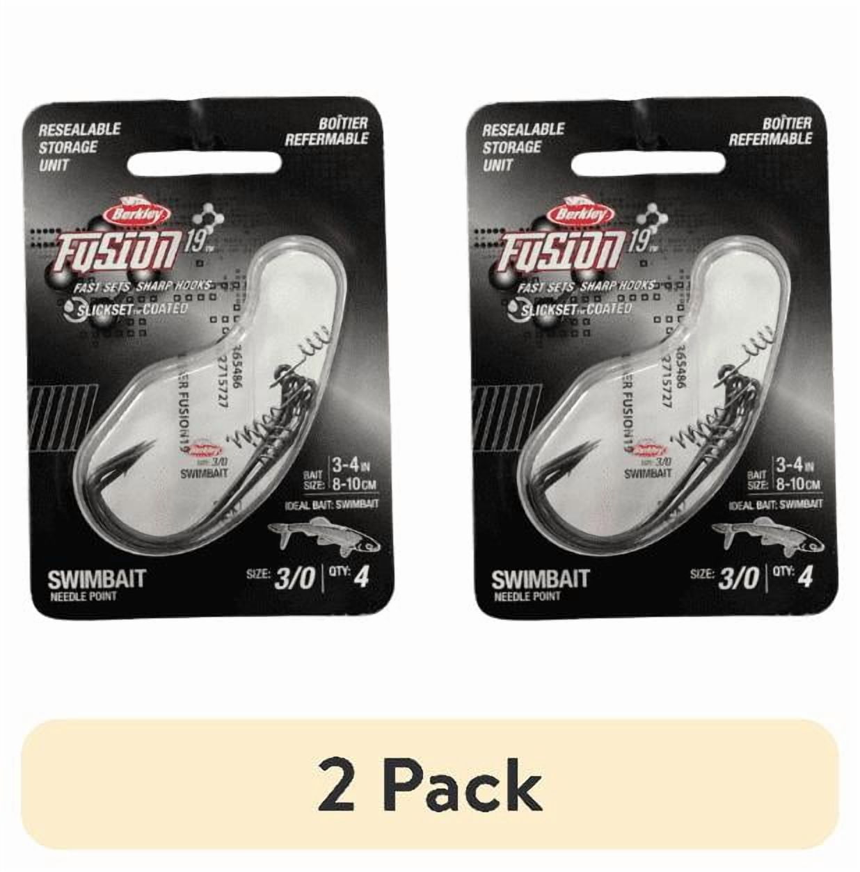 (2 pack) Berkley Fusion19 Swimbait Fishing Hooks