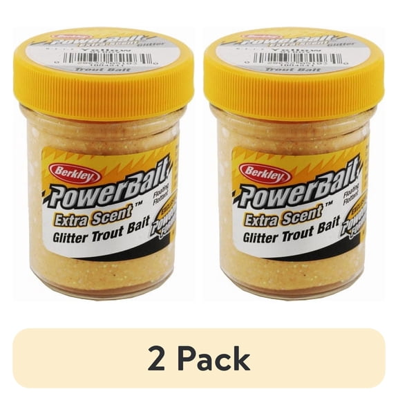 (2 pack) Berkley Glitter Trout Bait