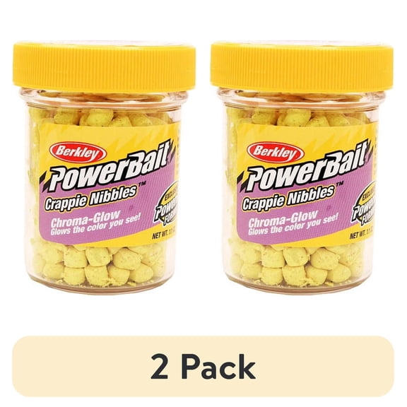 (2 pack) Berkley Glow Crappie Nibbles