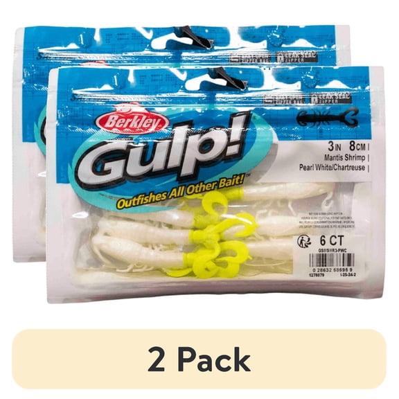 (2 pack) Berkley Gulp! Saltwater Mantis Shrimp Soft Bait