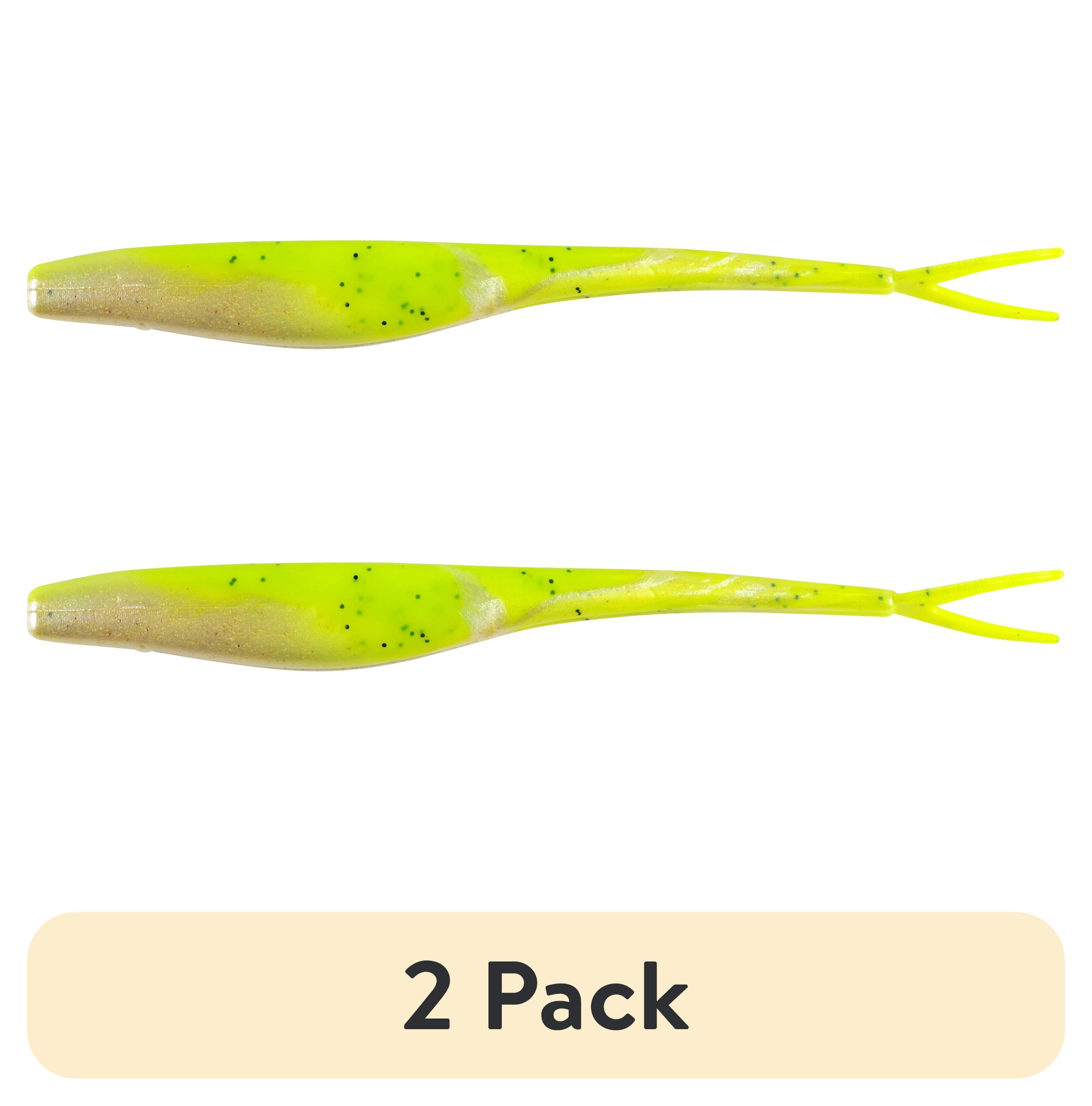 (2 pack) Gulp! Saltwater Jerk Shad Soft Bait 6" Length, Chart Pepper Neon, Per 5 1156866