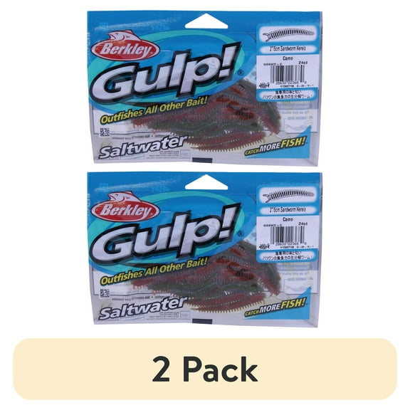 (2 pack) Berkley Gulp! Saltwater Sandworm Bait