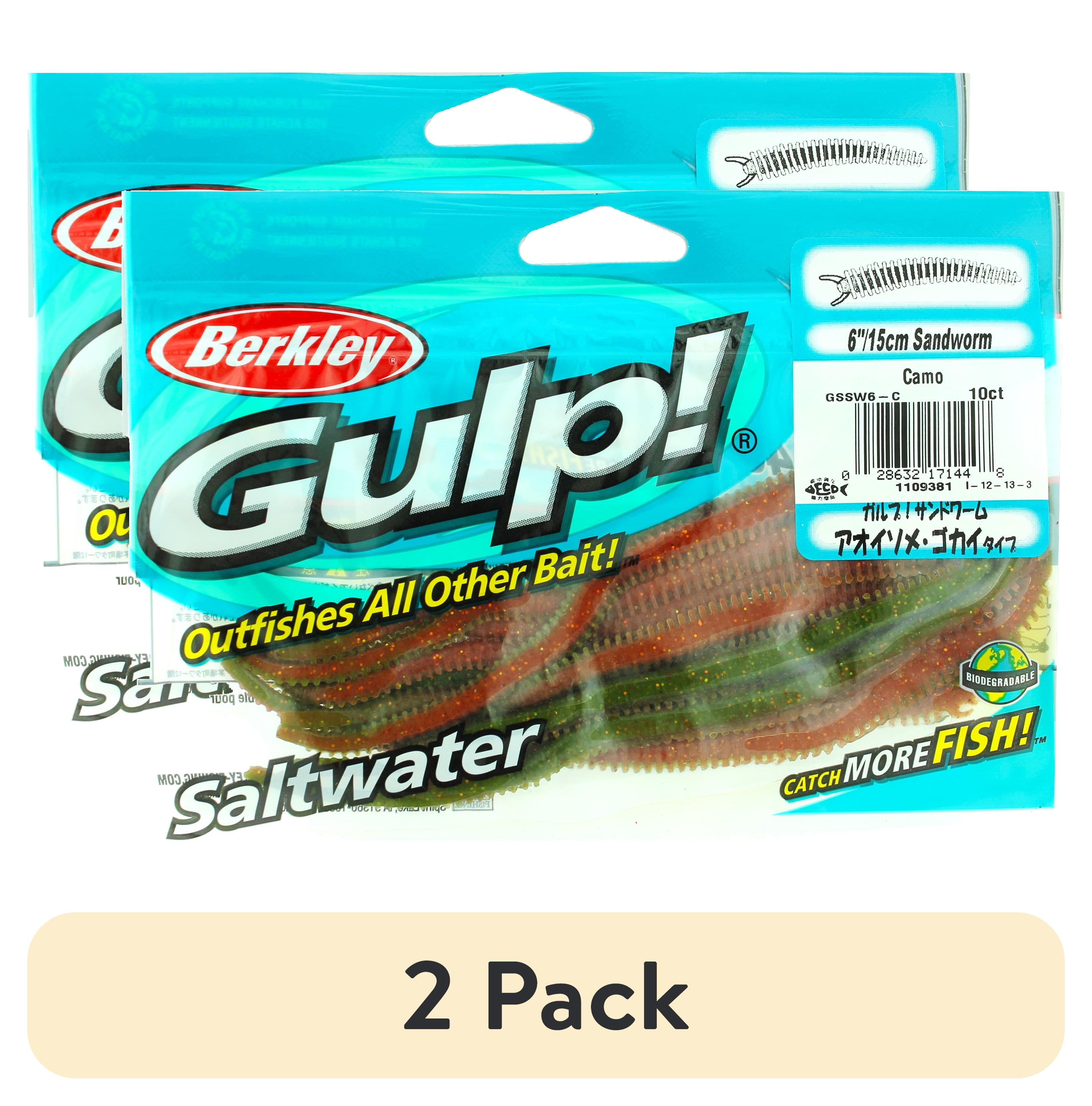 (2 pack) Berkley Gulp! Saltwater Sandworm Soft Bait