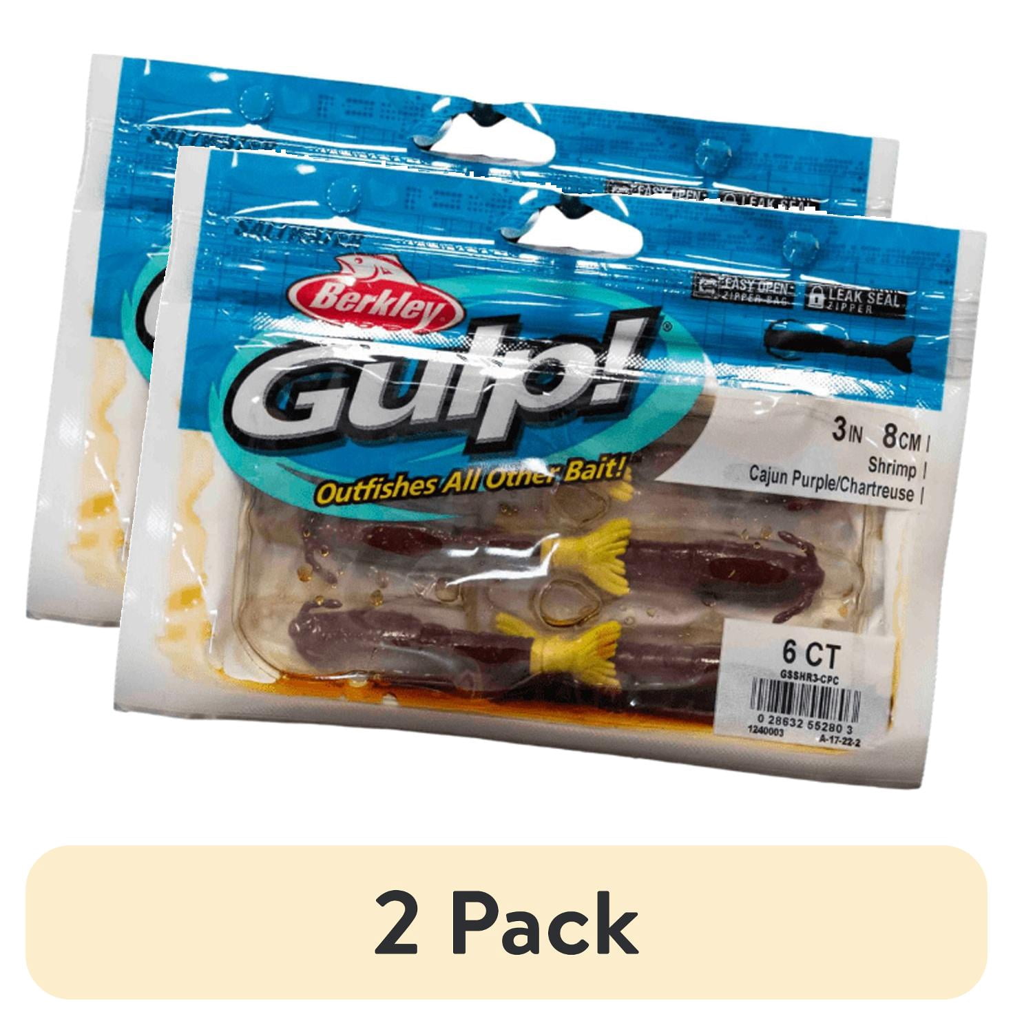 (2 pack) Berkley Gulp! Saltwater Shrimp Soft Bait