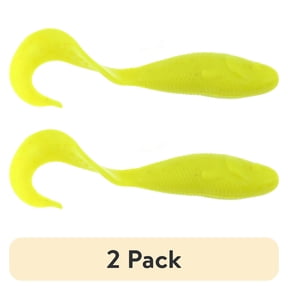 (2 pack) Berkley Gulp! Swimming Mullet Soft Bait 3" Length, Chartreuse, Per 11