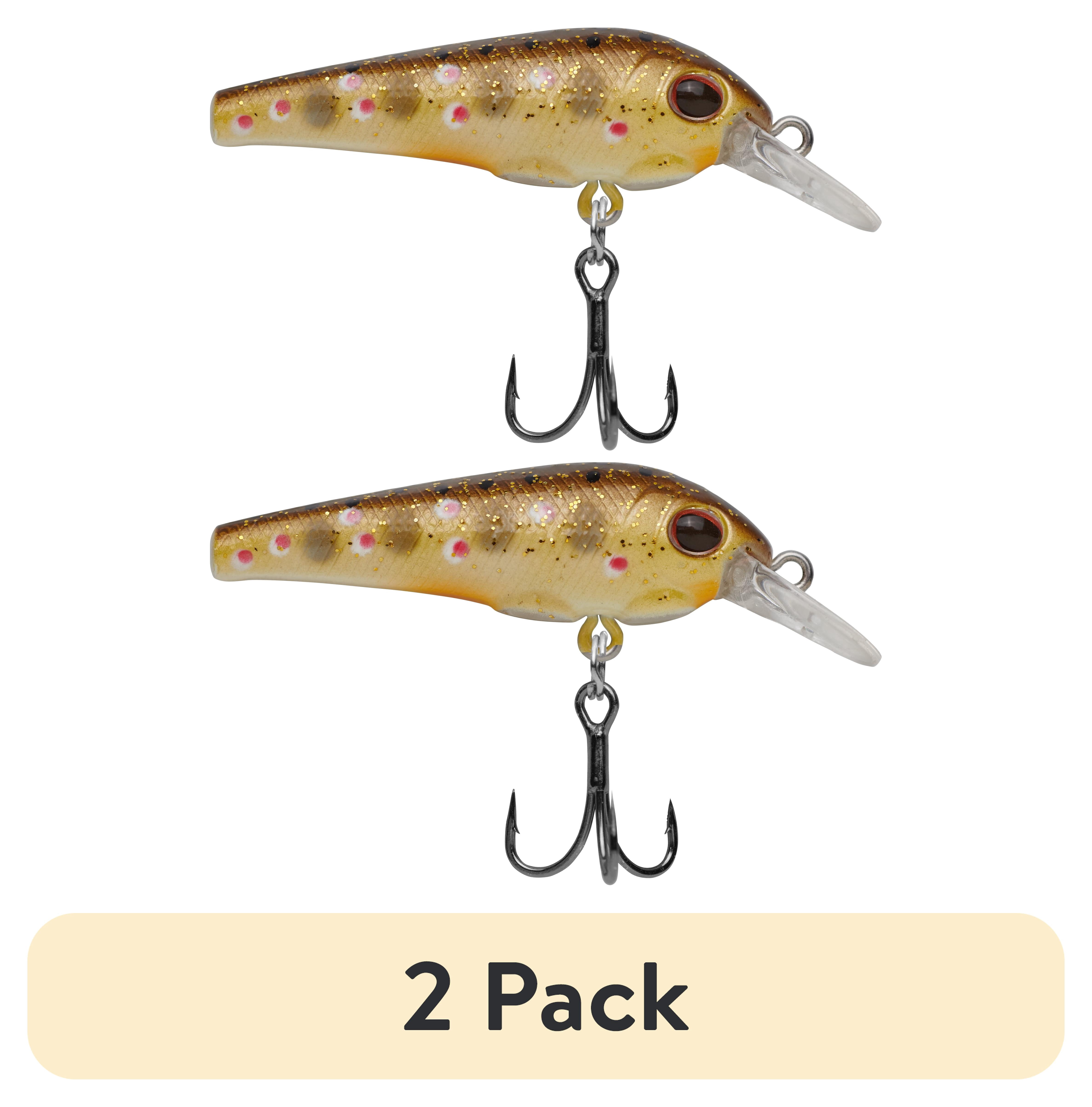 (2 pack) Berkley Hit Stick Fishing Lure, Brown Trout, 3/50 oz