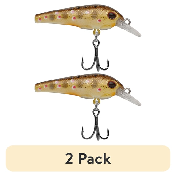 (2 pack) Berkley Hit Stick Fishing Lure, Brown Trout, 3/50 oz