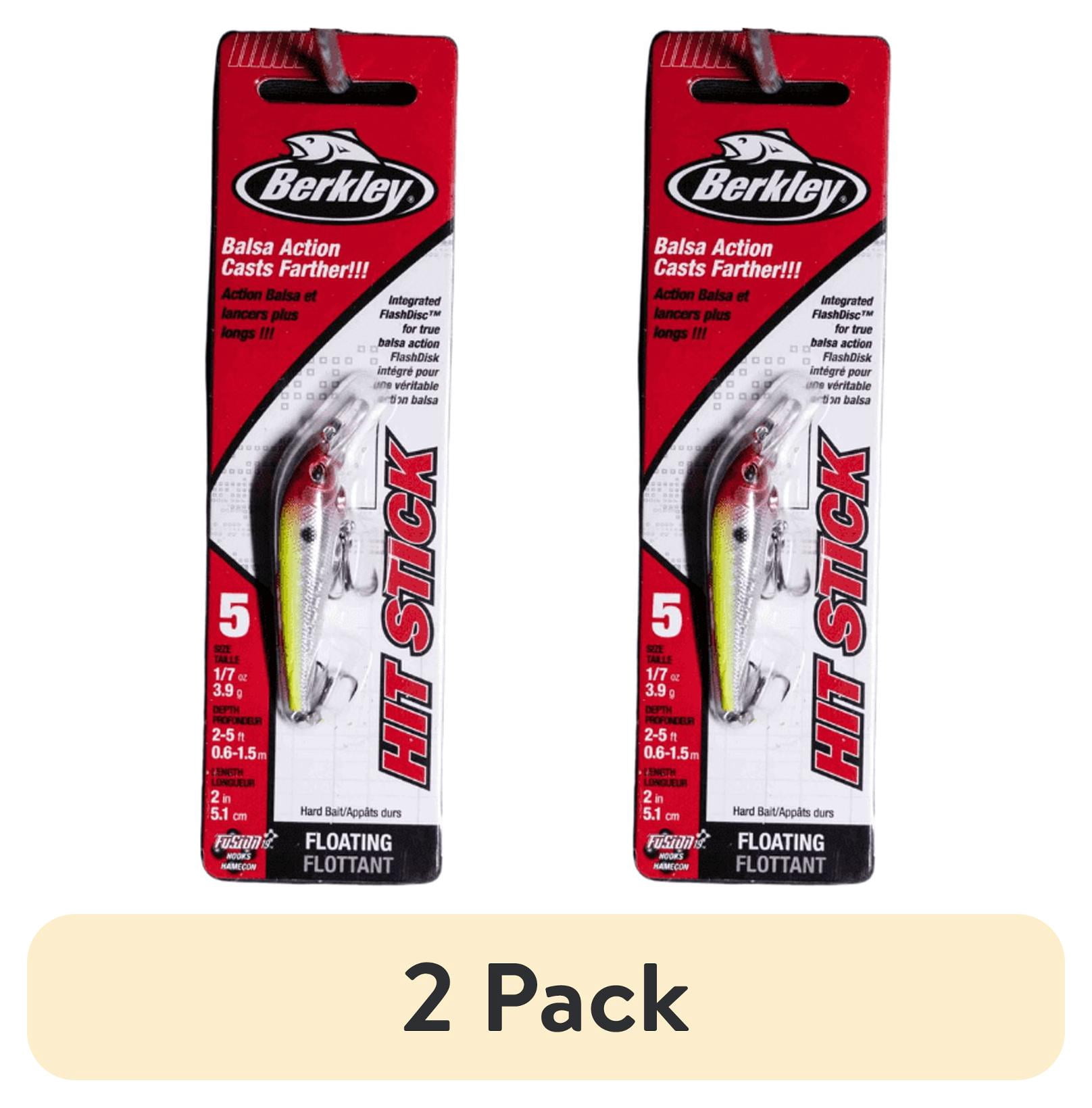 (2 pack) Berkley Hit Stick Fishing Lure, Clown, 1/7 oz