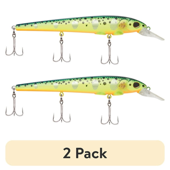 (2 pack) Berkley Hit Stick Fishing Lure, Crazy Steel, 1/3 oz