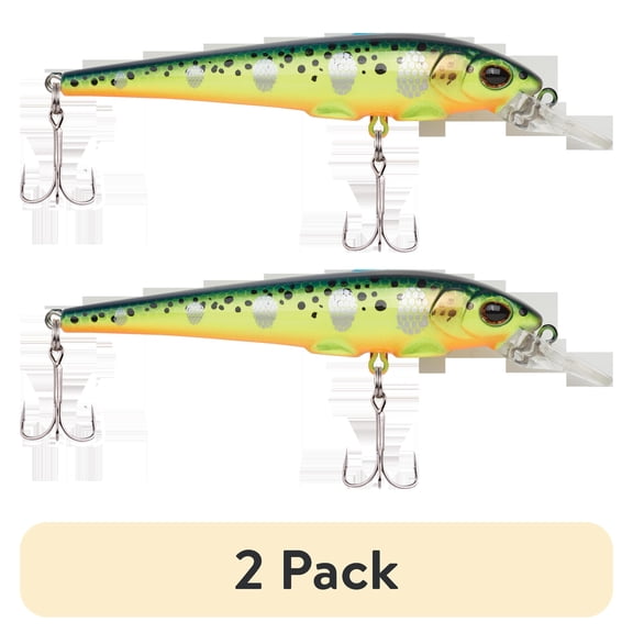(2 pack) Berkley Hit Stick Fishing Lure, Crazy Steel, 1/4 oz