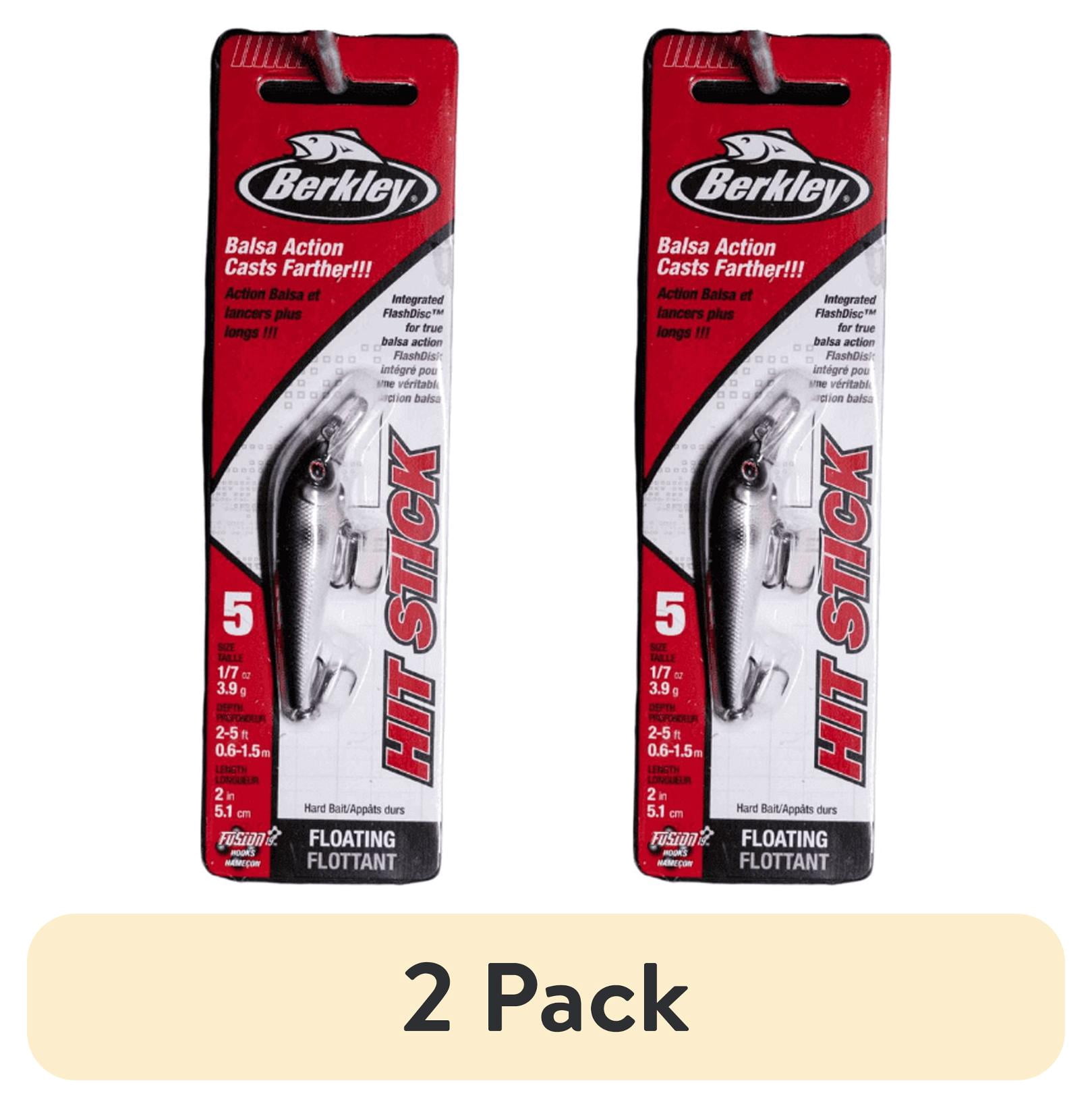 (2 pack) Berkley Hit Stick Fishing Lure, FX Shad, 1/7 oz