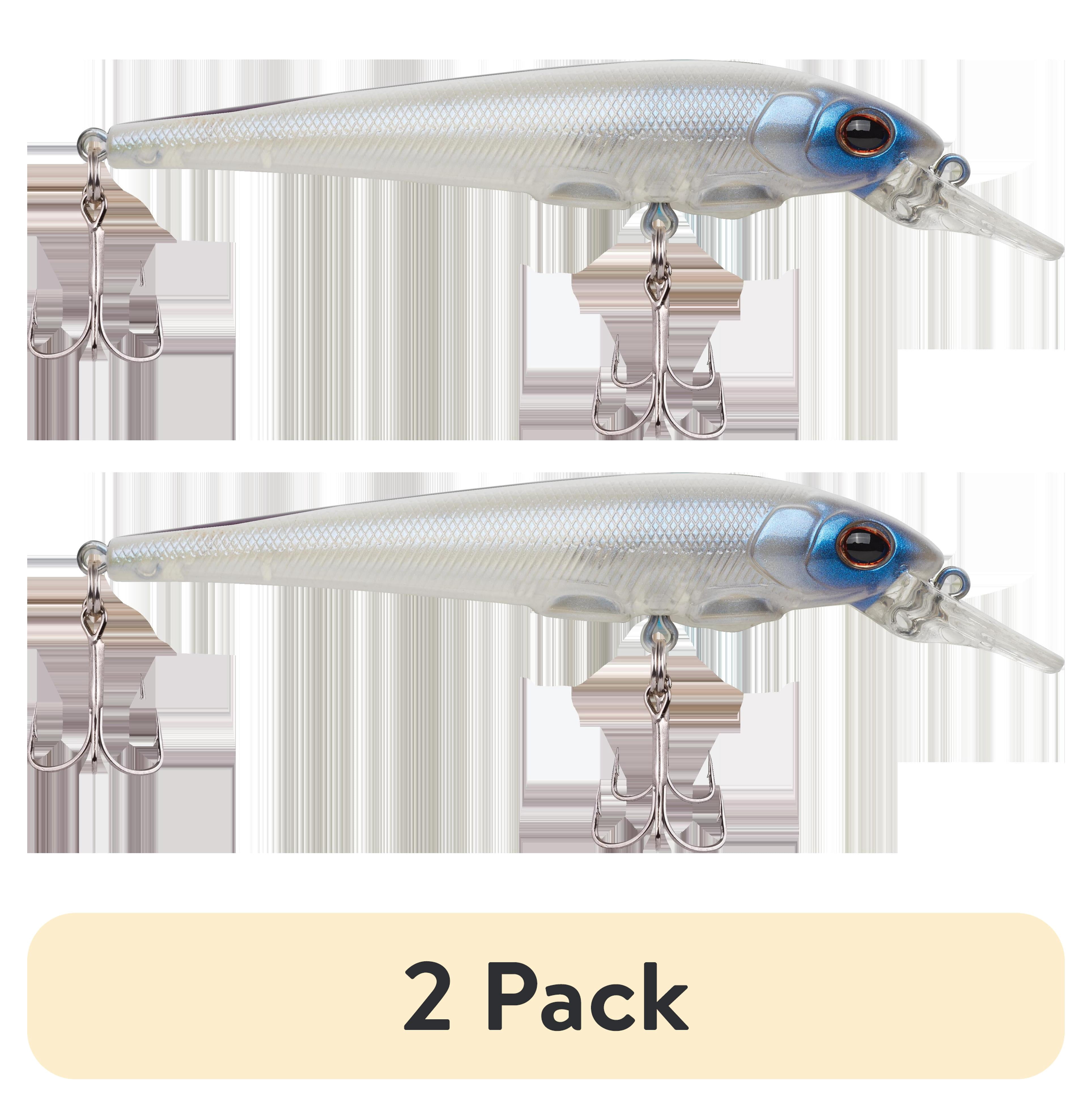 (2 pack) Berkley Hit Stick Fishing Lure, Ghost White, 1/4 oz