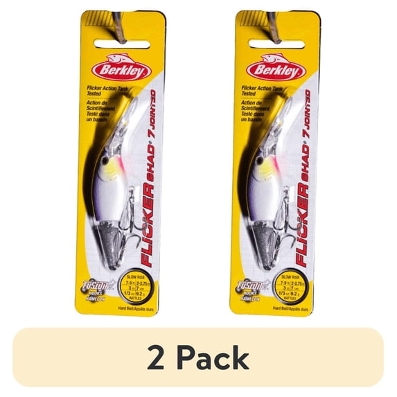 (2 pack) Berkley Hit Stick Fishing Lure, Ghost White, 1/4 oz