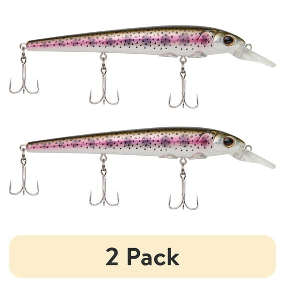 (2 pack) Berkley Hit Stick Fishing Lure, Rainbow Trout, 1/2 oz