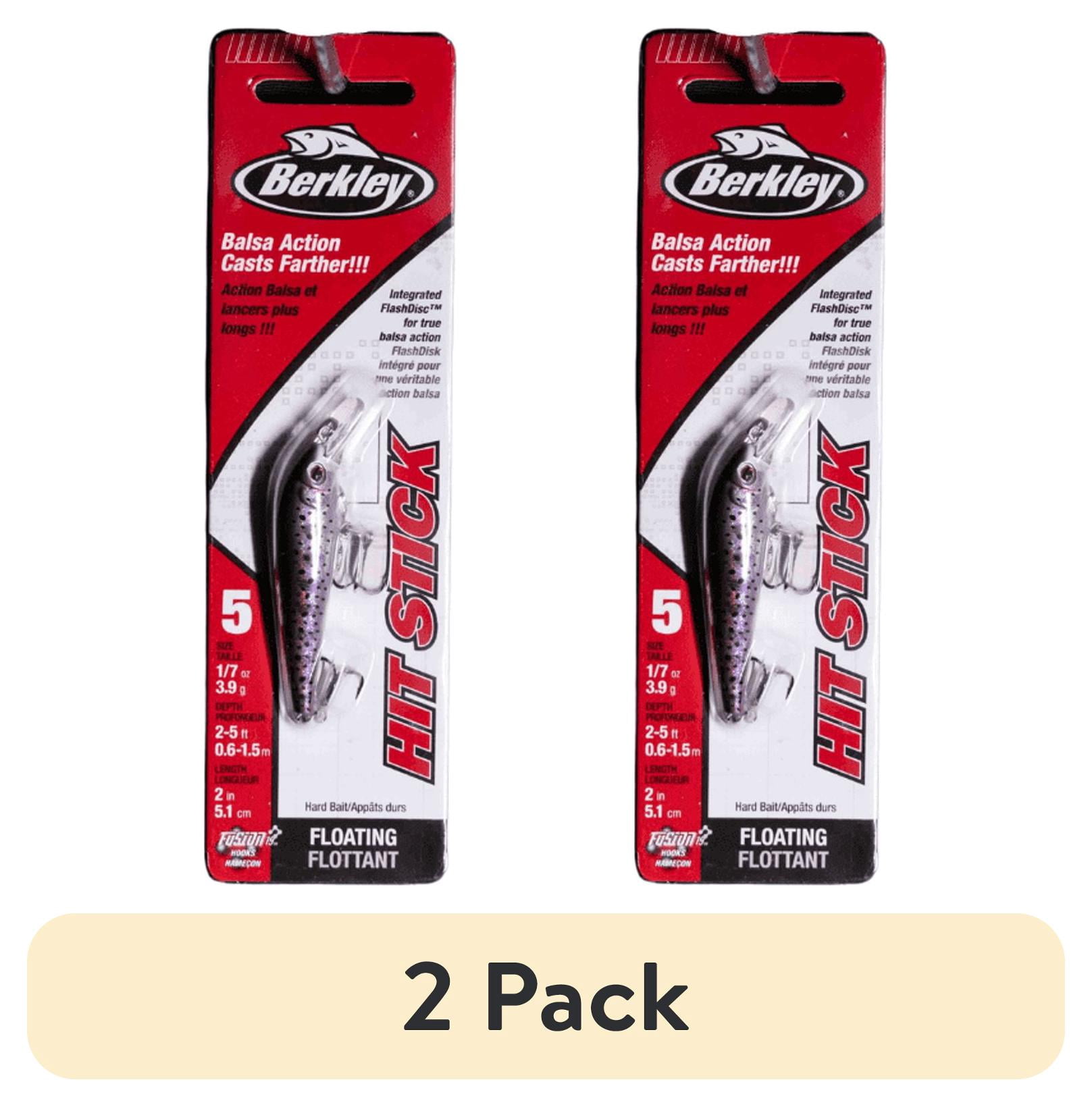 (2 pack) Berkley Hit Stick Fishing Lure, Rainbow Trout, 1/7 oz