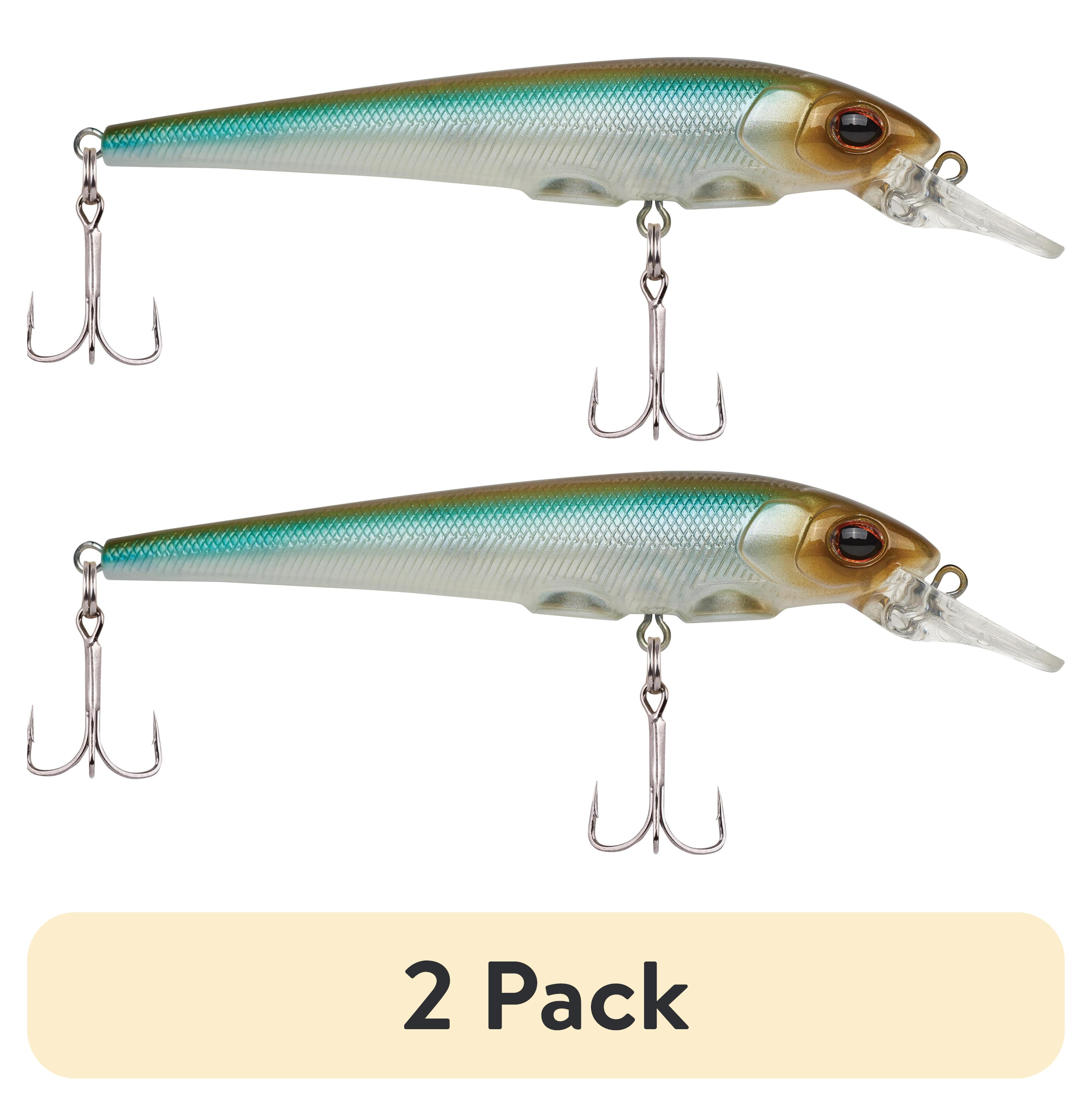 (2 pack) Berkley Hit Stick Fishing Lure, Stealth Minnow, 1/4 oz
