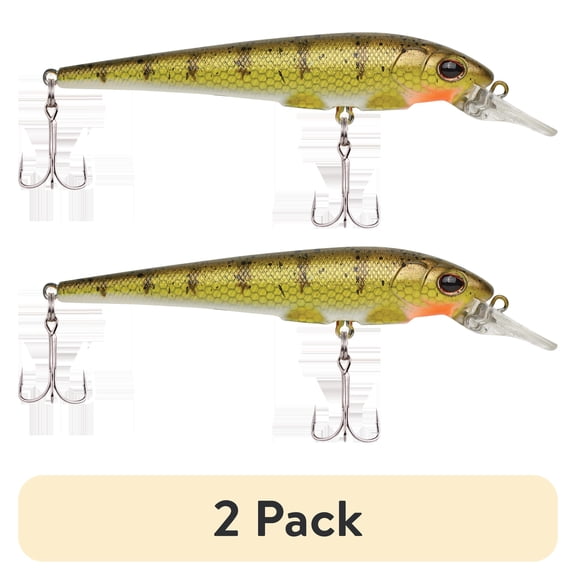 (2 pack) Berkley Hit Stick Fishing Lure, Yellow Perch, 1/4 oz