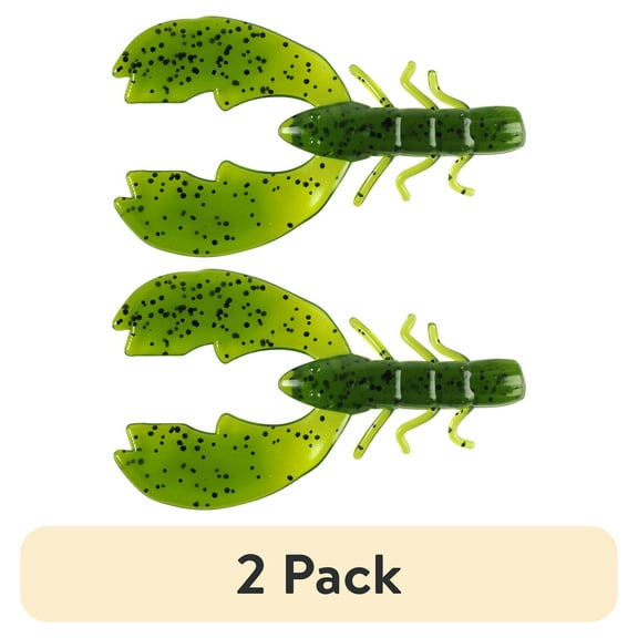 (2 pack) Berkley Lures PB Chigger Craw 4'' Watermelon - Fishing Lure