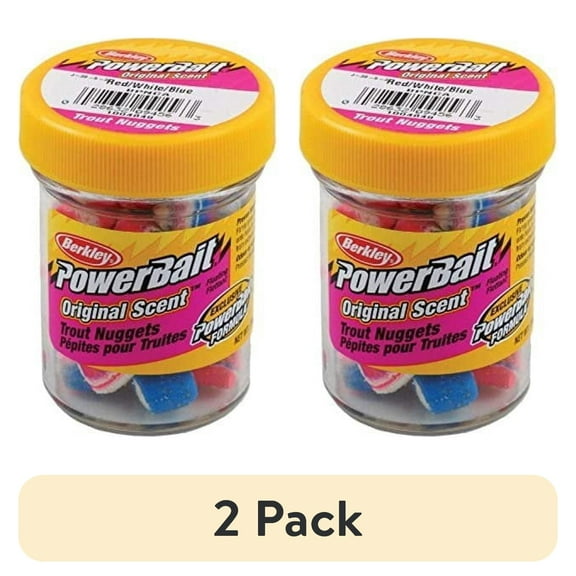 (2 pack) Berkley Power Bait Power Nuggets Fishing Dough Bait