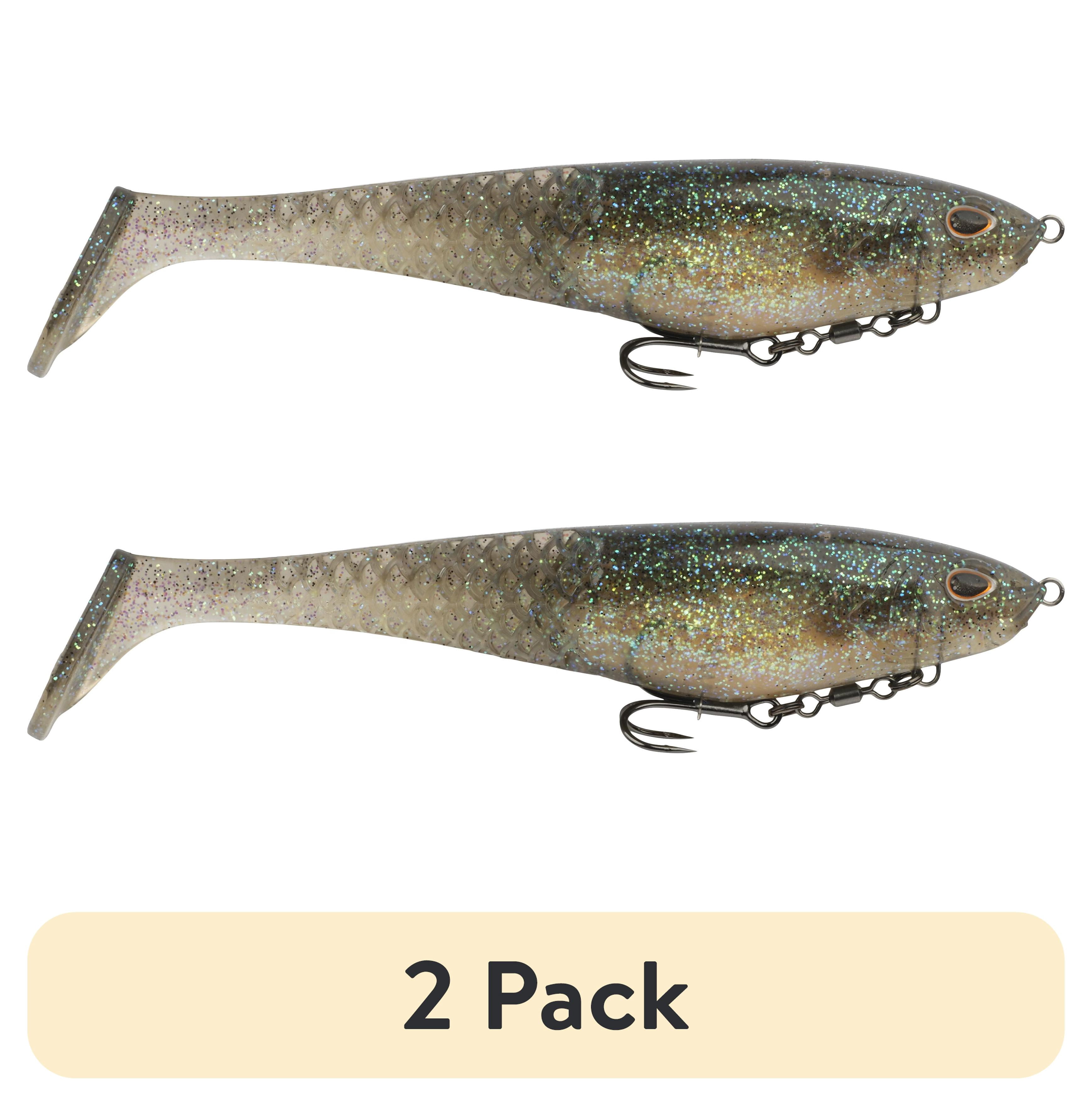 (2 pack) Berkley PowerBait® CullShad, 6 in, Electric Shad