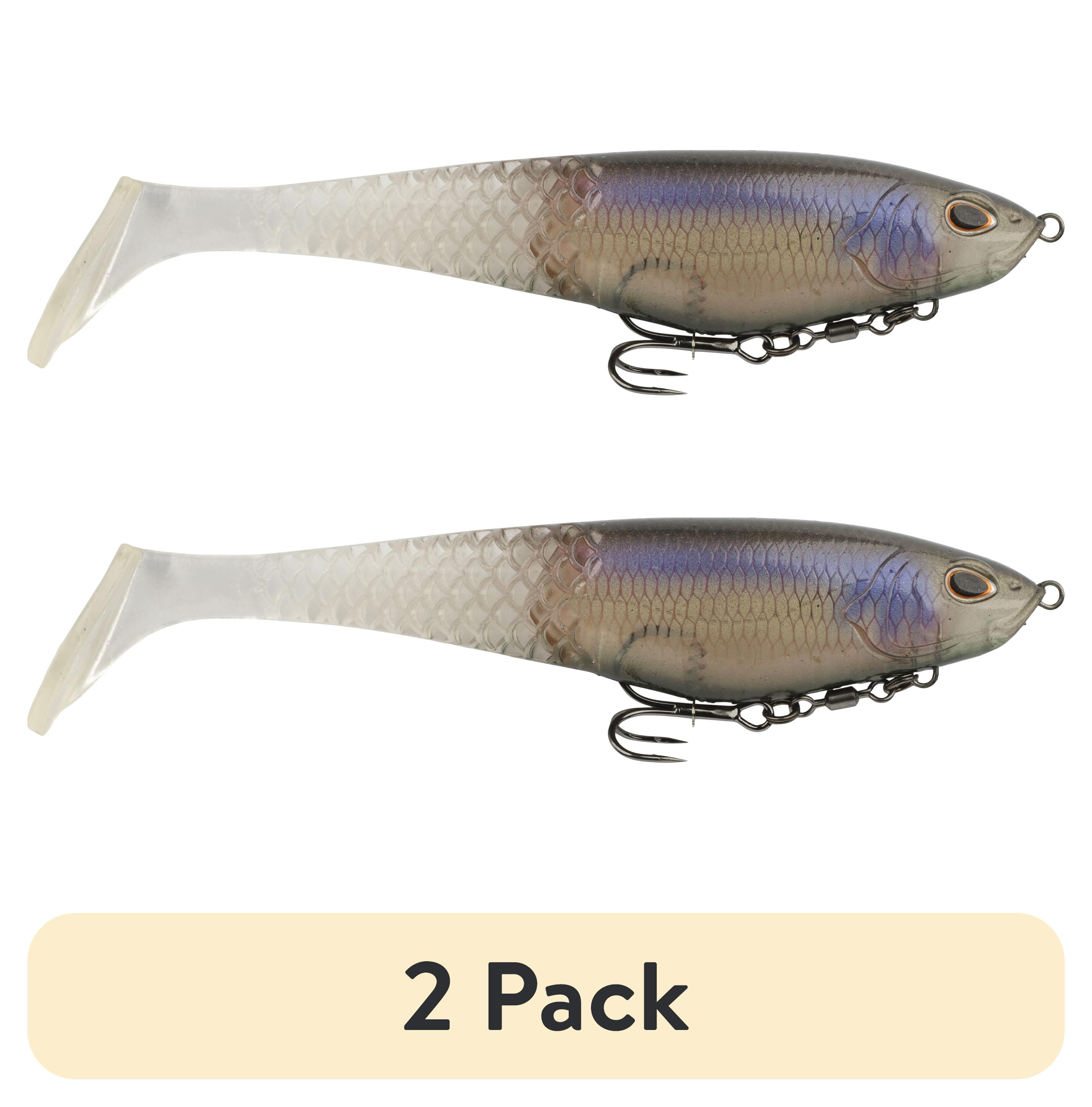 (2 pack) Berkley PowerBait® CullShad, 8 in, Ghost Morning Dawn