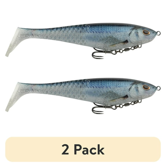 (2 pack) Berkley PowerBait CullShad, 6 in, HD Blue Shad