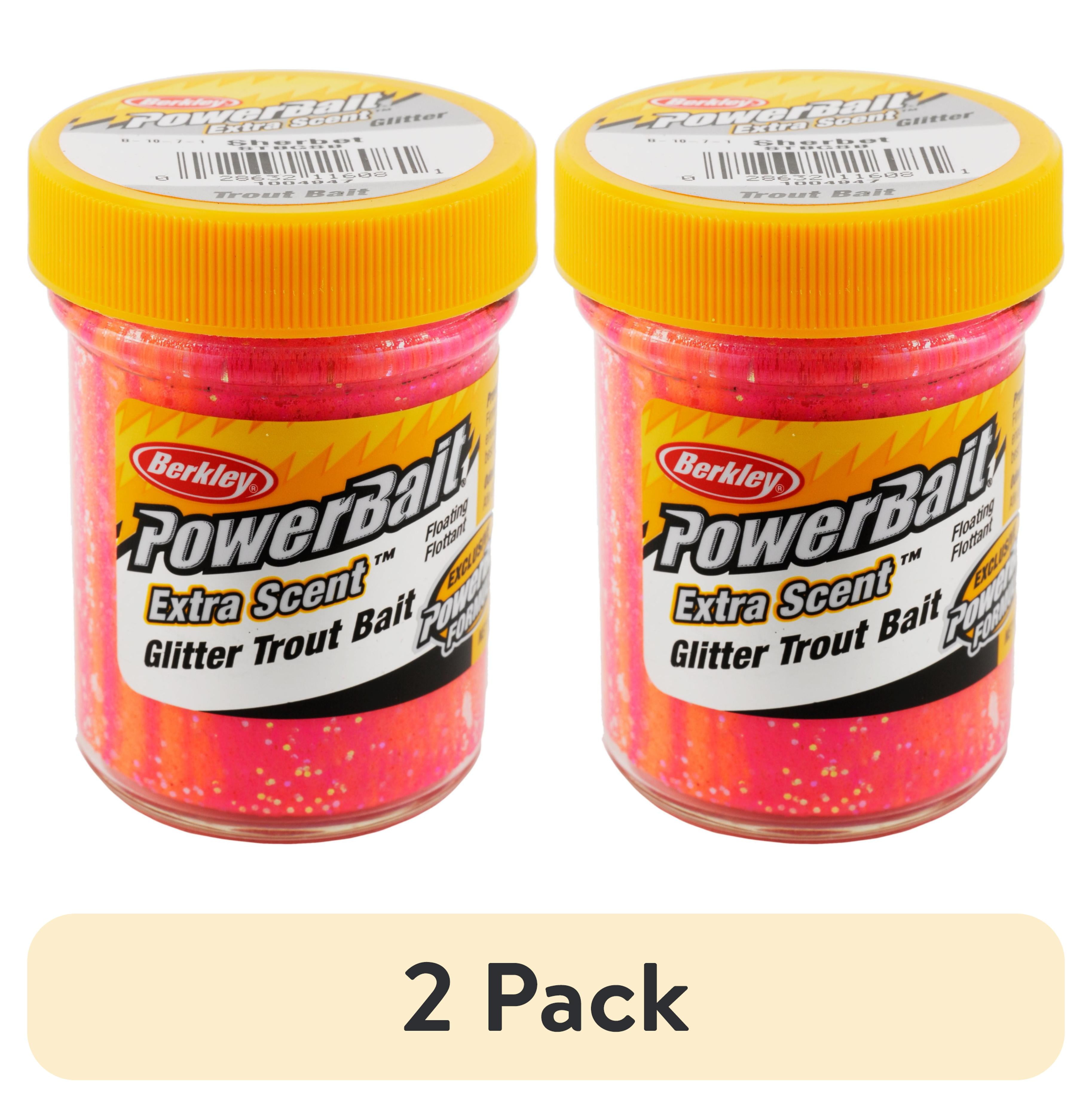 (2 pack) Berkley PowerBait Glitter Trout Fishing Dough Bait
