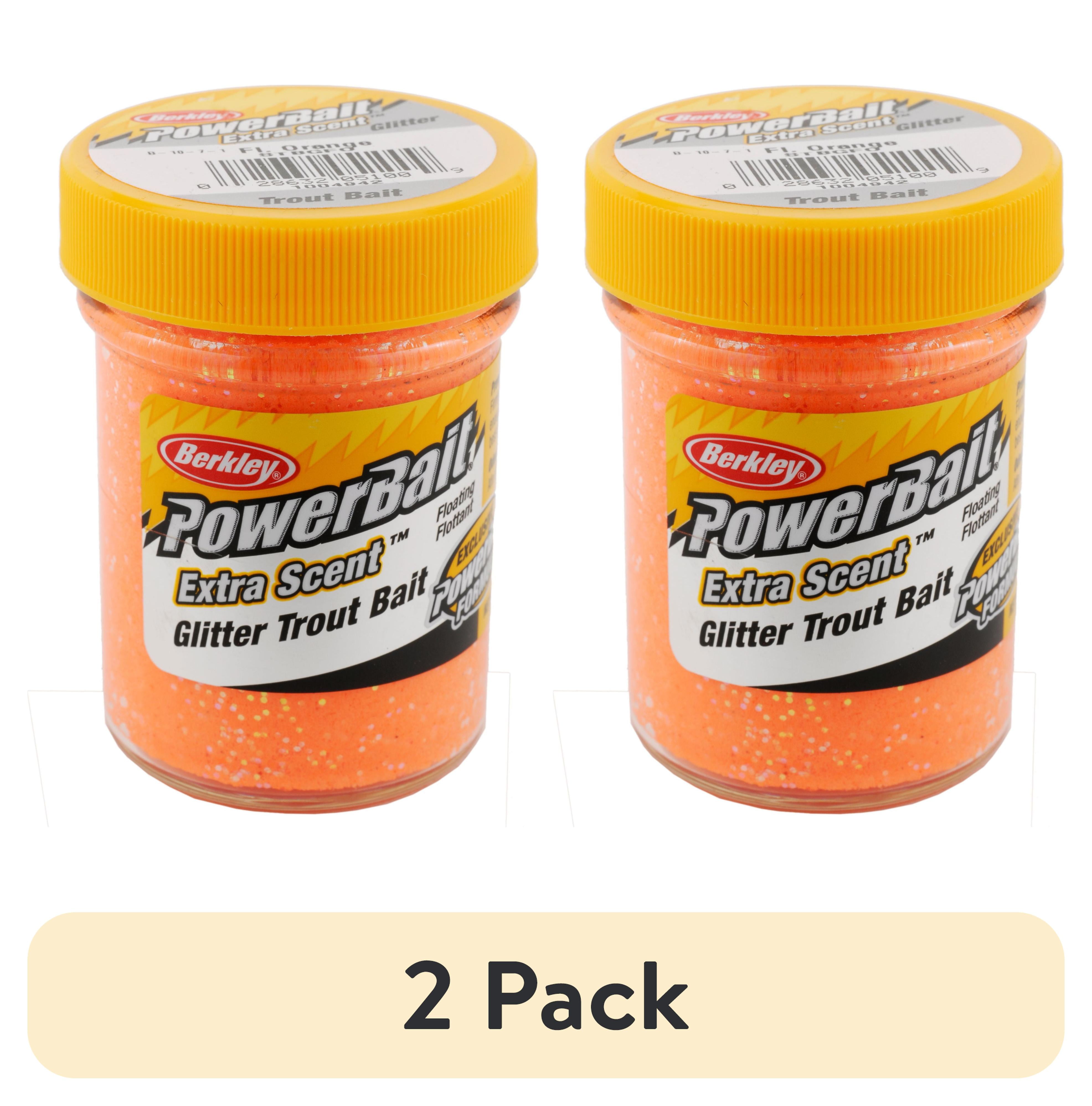(2 pack) Berkley PowerBait Glitter Trout Fishing Dough Bait