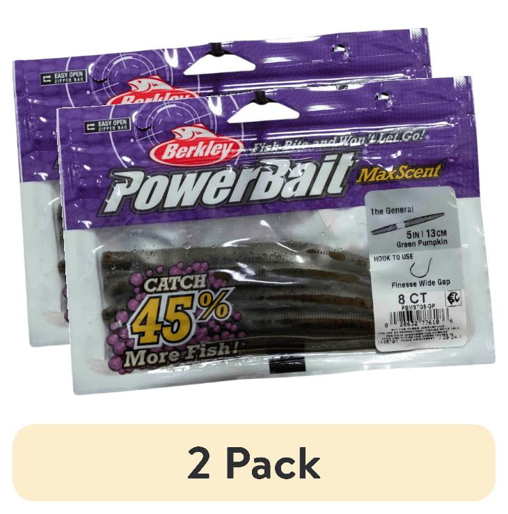 Berkley PowerBait MaxScent ワーム 8個入り 10個 Berkley PowerBait® MaxScent Flat Worm Finesse Fishing Bait