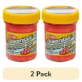 thumbnail image 1 of (2 pack) Berkley PowerBait Natural Glitter Trout Fishing Dough Bait; Salmon Red Color; Salmon Egg Flavor, 1 of 7