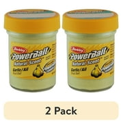 2 pack Berkley PowerBait Natural Scent Trout Fishing Dough Bait