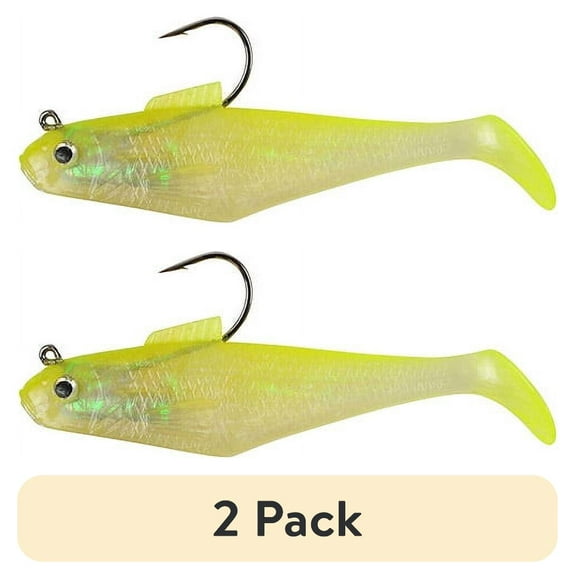 (2 pack) Berkley PowerBait Pogy Swim Shad Fishing Soft Bait