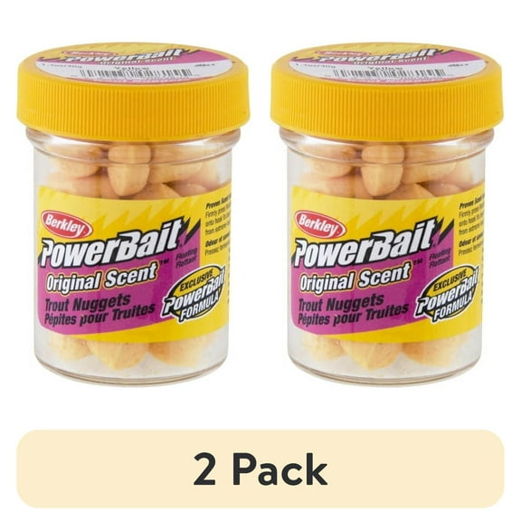 (2 pack) Berkley PowerBait Power Nuggets Fishing Dough Bait