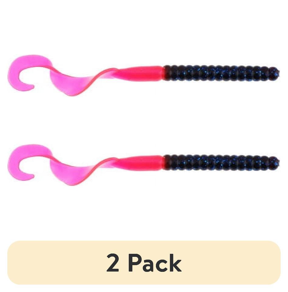 (2 pack) Berkley PowerBait® Power Worm Fishing Bait, Blue Fleck ...