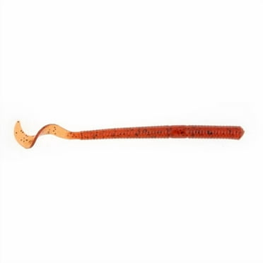 (2 pack) Berkley PowerBait® Power Worm Fishing Bait, Pumpkinseed, 4in