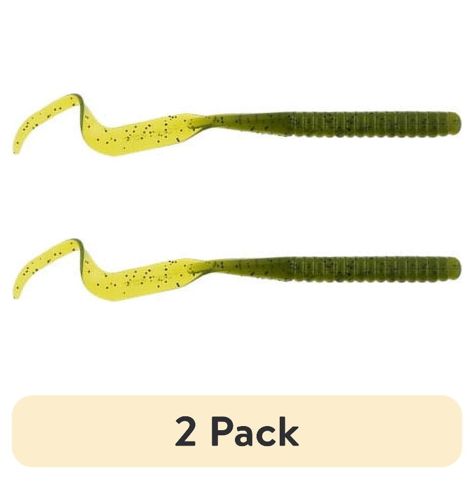 (2 pack) Berkley PowerBait® Power Worm Fishing Bait, Watermelon, 10in