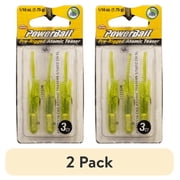 2 pack Berkley PowerBait Pre-Rigged Atomic Teasers Fishing Bait, Chartreuse Silver Fleck
