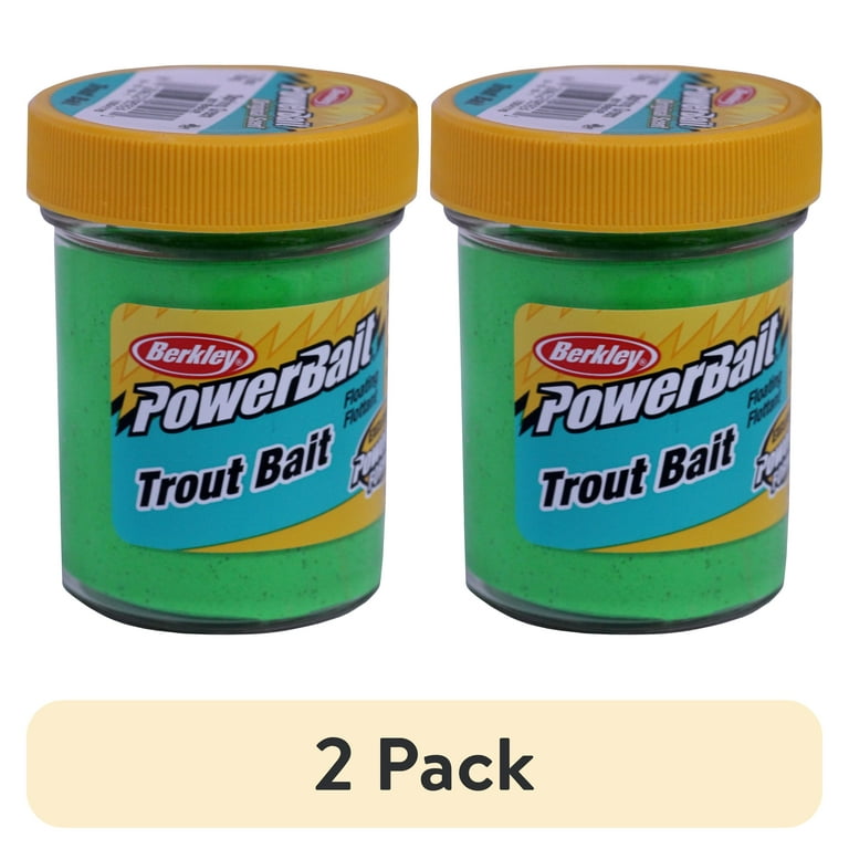Berkley PowerBait Trout Fishing Dough Bait 2 Pack with Scent and