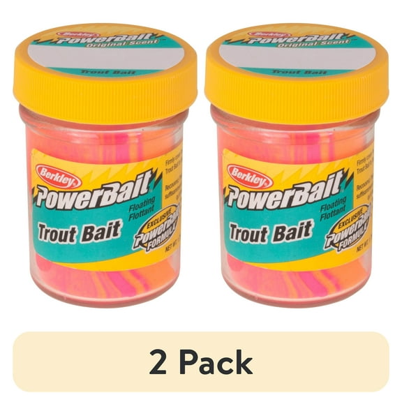 (2 pack) Berkley PowerBait Trout Fishing Dough Bait