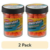 (2 pack) Berkley PowerBait Trout Nibbles Fishing Dough Bait