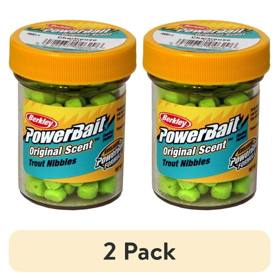 (2 pack) Berkley PowerBait Trout Nibbles