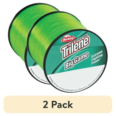 (2 pack) Berkley Trilene® Big Game™ Monofilament Fishing Line, Solar Collector, 30 lb Test Strength, 440 yd