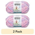 thumbnail image 1 of (2 pack) Bernat® Baby Blanket™ #6 Super Bulky Polyester Yarn Pretty Girl 10.5oz/300g 220 Yards, 1 of 2