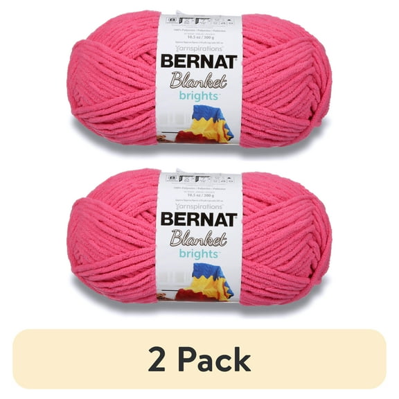 Bernat Blanket Brights Big Ball Yarn-Blue Flash