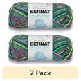 thumbnail image 1 of (2 pack) Bernat® Handi Cotton sb™ #4 Worsted (Medium) Cotton Yarn, Psychedelic Ombre 1.76oz/50g 80 Yards, 1 of 5