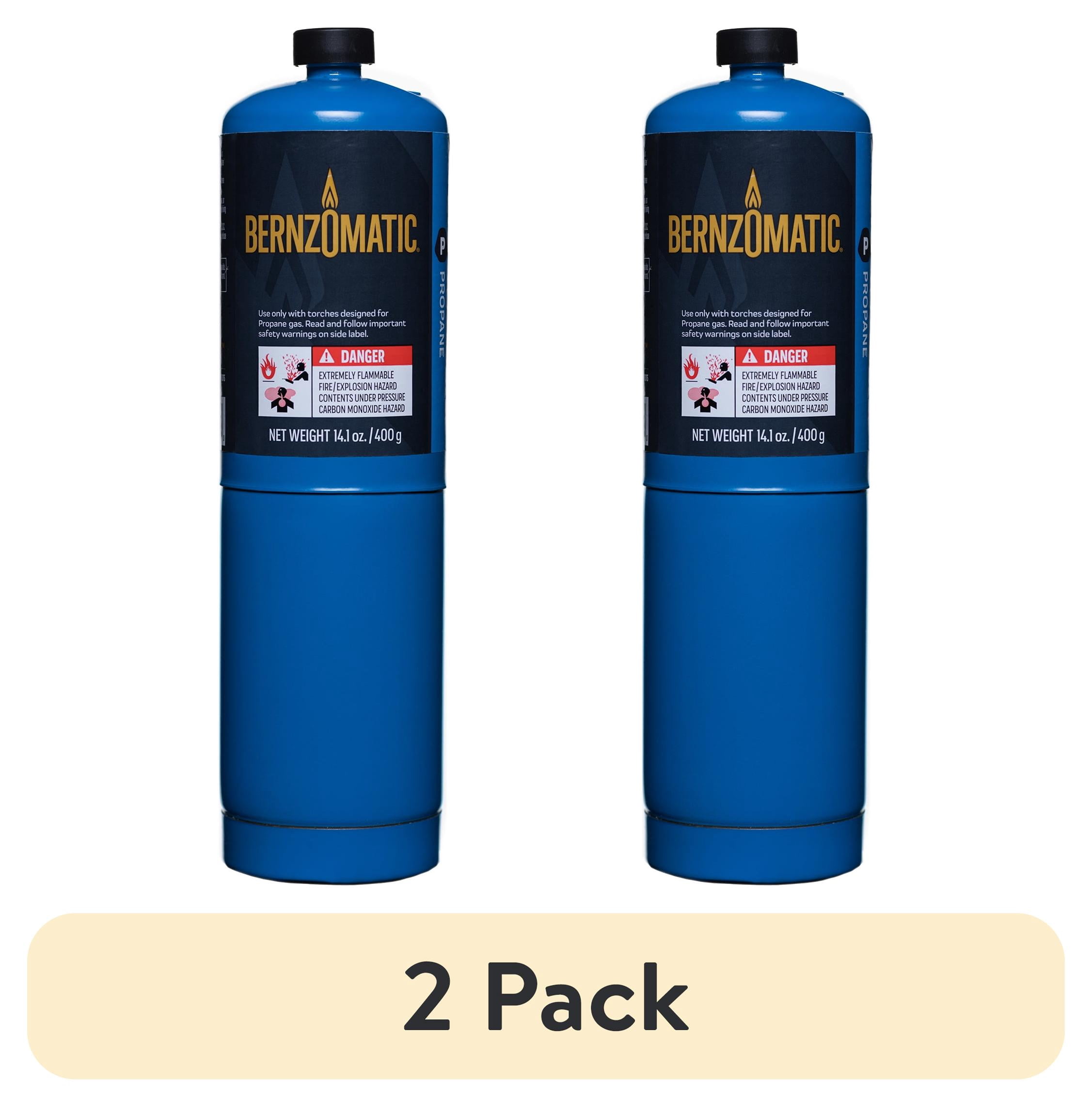 (2 pack) Bernzomatic 14.1 oz Propane Tank Cylinder Fuel for Propane Torch, Blow Torch & Torch Head Use