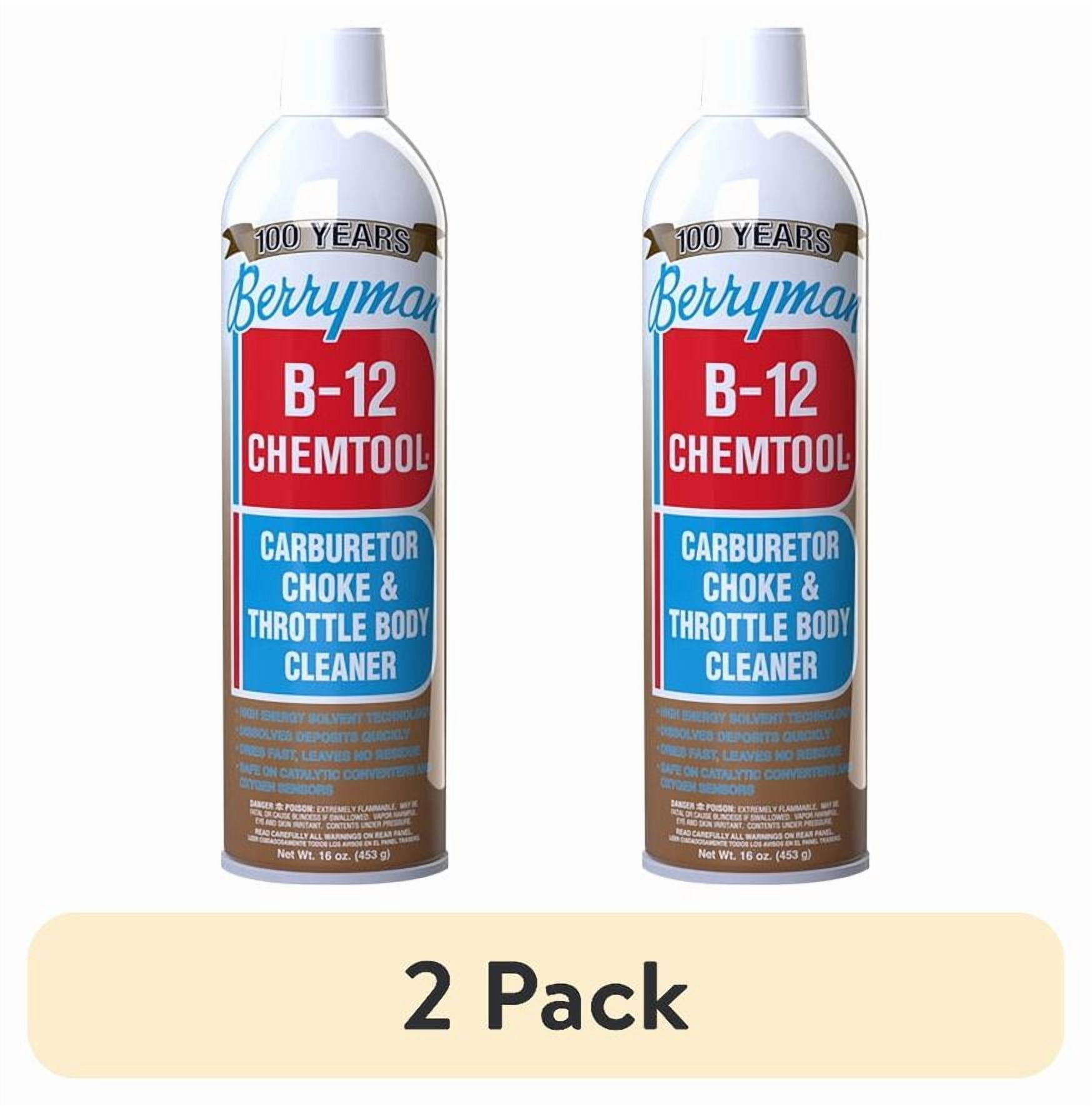 (2 pack) Berryman Products, 0117 B-12 Chemtool Carburetor Cleaner Automotive Additive, 16 oz Aerosol