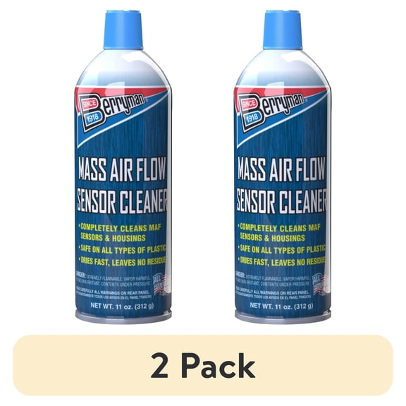 (2 pack) Berryman Products 2211 Mass Air Flow Sensor Cleaner with Extension, 11 oz