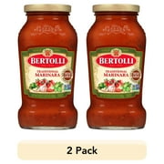 (2 pack) Bertolli Classic Marinara Sauce, Spaghetti Tomato Pasta Sauce, 24 oz